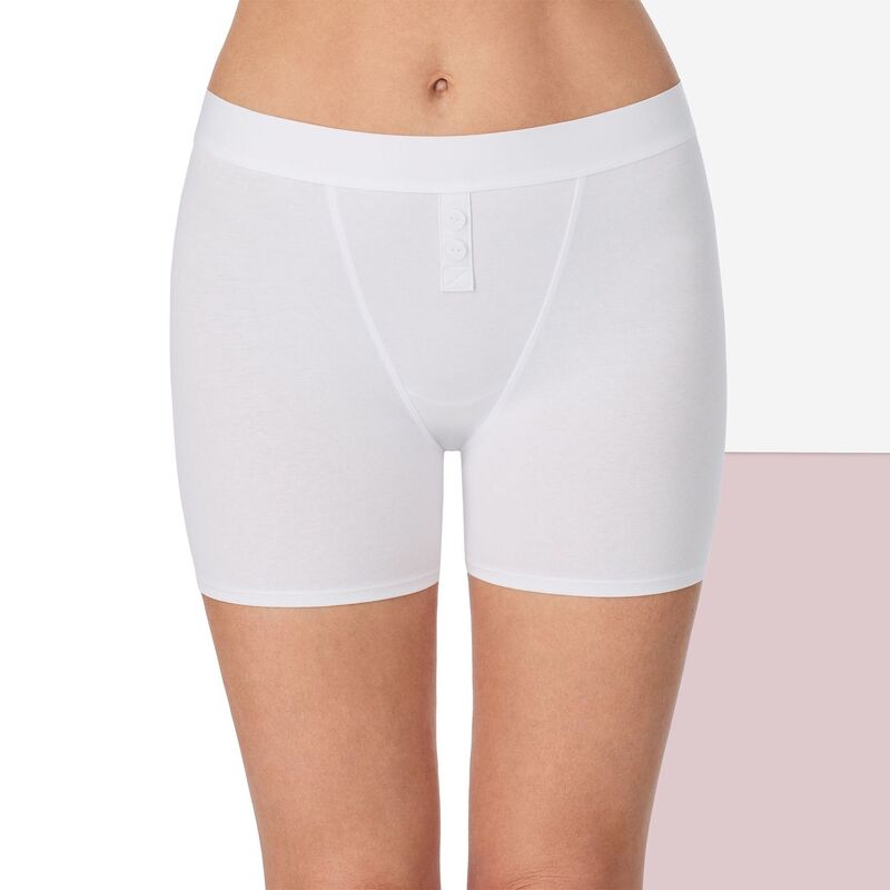 エスオー レディース アンダー御召しもの ズボン下 綿織物 Juniors\u0027 SO Cotton Spandex 2-Pack Boxer Underwear Pink Esque White 白いこと