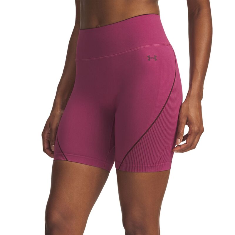 アンダーアーマー レディース ボトムス ハーフパンツ・ショーツ ショートパンツ Women's Under Armour Vanish Seamless 6.5 Inch Shorts Fuchsia Dusk フューシャ