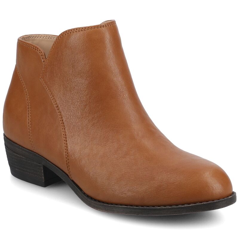 ジャーニー レディース シューズ ブーツ・レインブーツ アンクル Journee Collection Solarah Women's Comfort Ankle Booties Tan タン｜ReVida 店