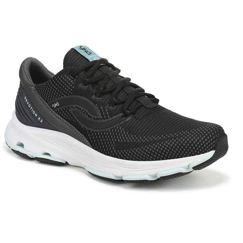 ライカ レディース シューズ スニーカー Ryka Devotion X 2 Women's Walking Sneakers Black ブラック｜ReVida 店