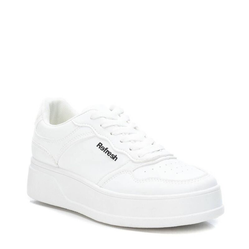 リフレッシュ レディース シューズ スニーカー レース Refresh Women's Lace-Up Sneakers By XTI White ホワイト｜ReVida 店