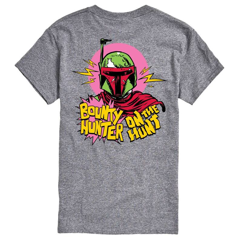 スター ウォーズ メンズ トップス Tシャツ トール グラフィック Big & Tall Star Wars Bounty Hunter On The Hunt Pop Art Short Sleeve Graphic Tee Athletic Heather ヘザー