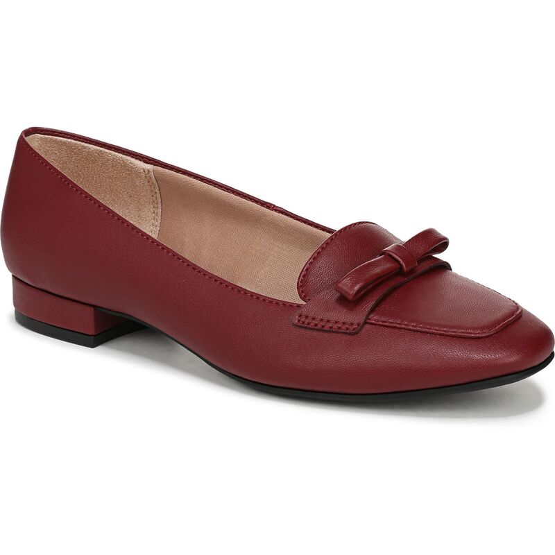 ライフストライド レディース シューズ サンダル LifeStride Claudine Women'slip-On Ballerina Shoes Dark Red レッド｜ReVida 店