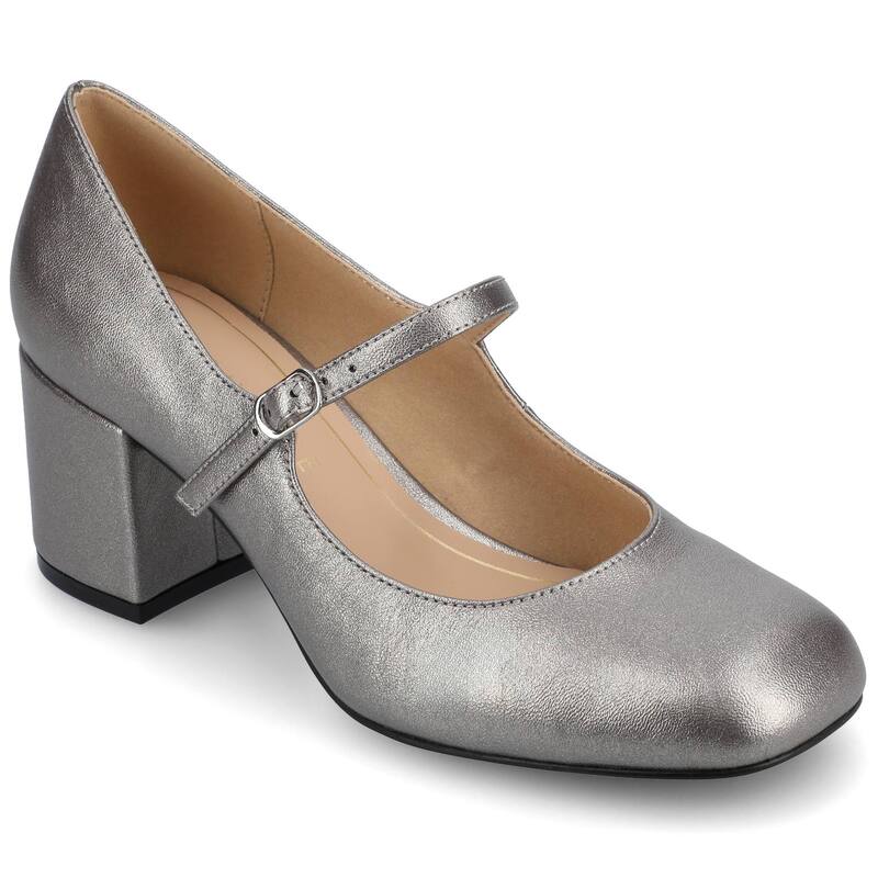 ジャーニー レディース シューズ パンプス ヒール Journee Tru Comfort Foam Okenna Women's Heels Pewter ピューター
