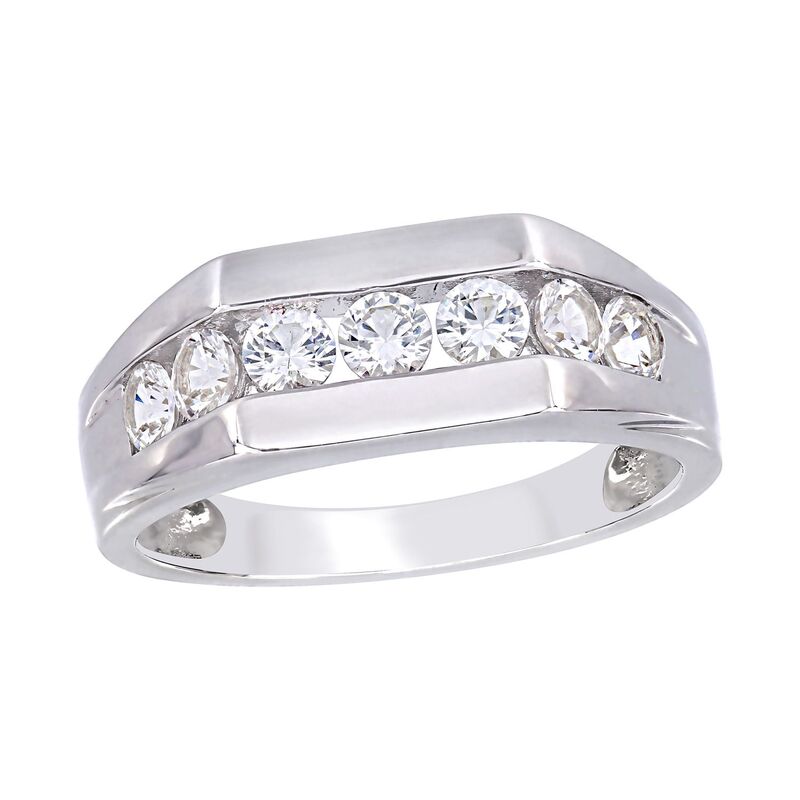 ステラ グレース メンズ アクセサリー リング Men'stella Grace Sterling Silver Lab-Created White Sapphire Ring Sterling Silver シルバー