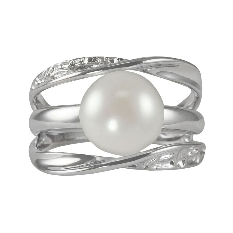 アンブランデッド レディース アクセサリー リング Unbranded Sterling Silver Freshwater Cultured Pearl Galaxy Ring Sterling Silver シルバー