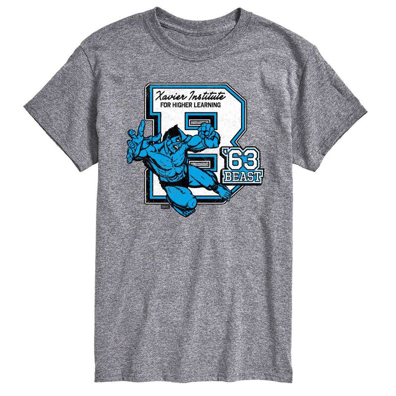 マーベル メンズ トップス Tシャツ トール グラフィック Big & Tall Marvel X-Men Beast '63 Collegiate Short Sleeve Graphic Tee Athletic Heather ヘザー 6,304円