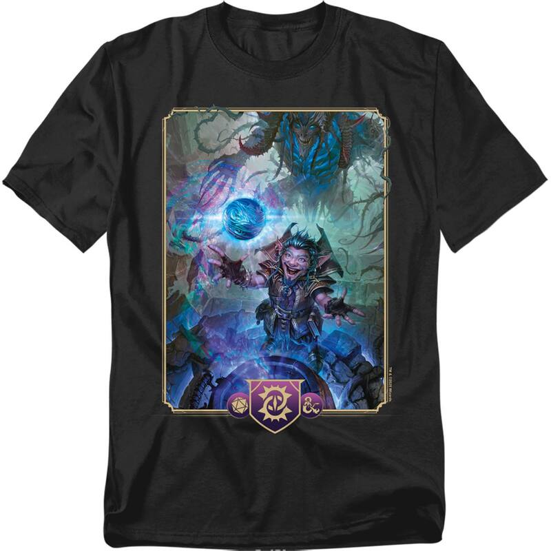 アニメキャラクター メンズ トップス Tシャツ トール グラフィック Licensed Character Big and Tall Dungeons & Dragons Warlock Graphic Tee Black ブラック