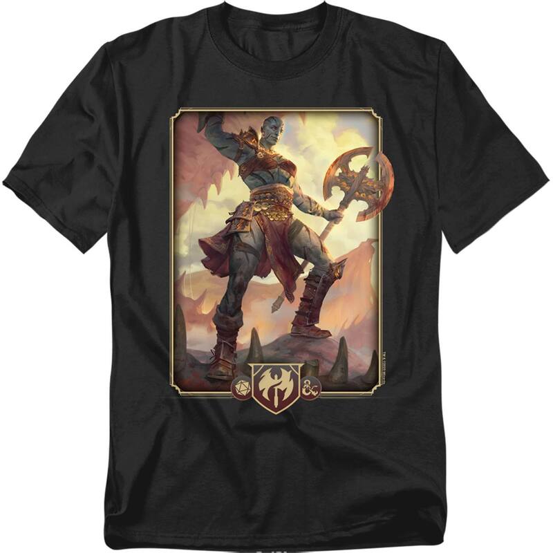 アニメキャラクター メンズ トップス Tシャツ トール グラフィック Licensed Character Big & Tall Original & Unrestoredungeons Andragons 2024 Barbarian Graphic Tee Black ブラック