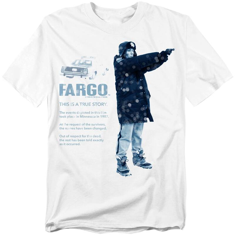 アニメキャラクター メンズ トップス Tシャツ トール グラフィック Licensed Character Big & Tall Original & Unrestored Fargo This A True Story Graphic Tee White ホワイト