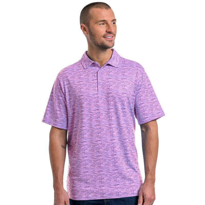アンティグア メンズ トップス Tシャツ ポロシャツ Men's Antigua Dweller Polo Lilac Multi ライラック