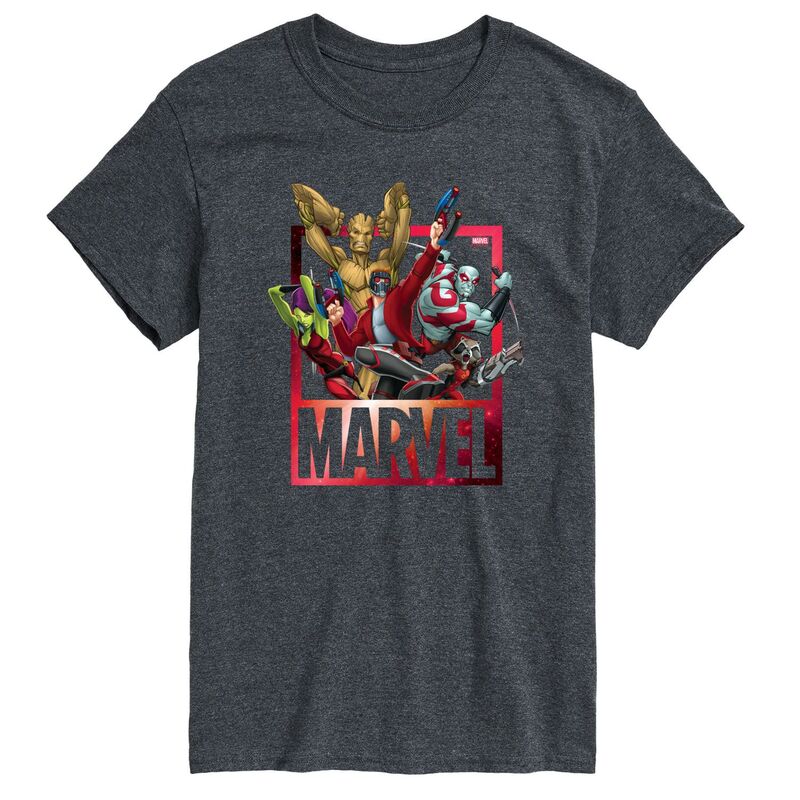 マーベル メンズ トップス Tシャツ トール グラフィック Big & Tall Marvel Guardians Of The Galaxy Group Short Sleeve Graphic Tee Heather Charcoal チャコール 5,666円