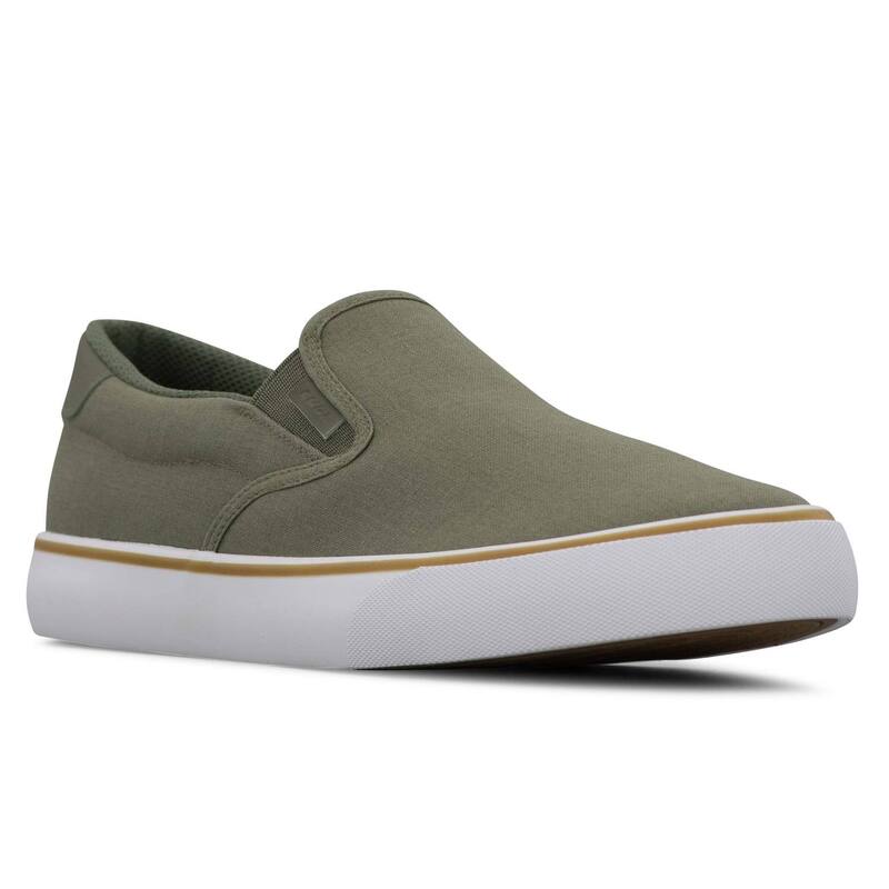 ラグズ メンズ シューズ スニーカー Lugz Clipper Men\'sneakers Olive White Gum ホワイト｜ReVida 店