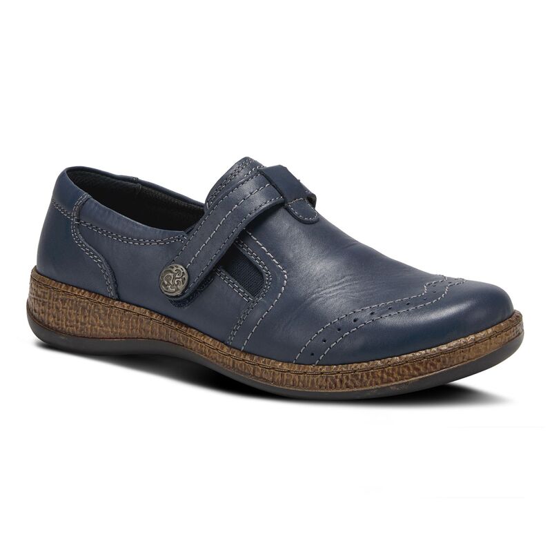 スプリングステップ レディース シューズ サンダル Spring Step Smolqua Women's Casual Shoes Navy ネイビー