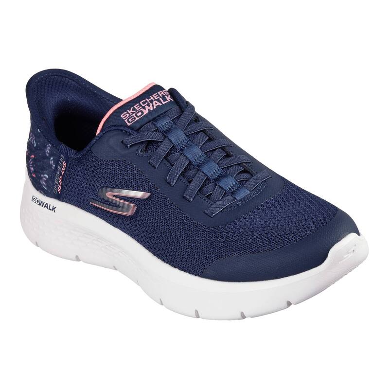 スケッチャーズ レディース シューズ スニーカー Skechers Hands Free Slip-ins GO WALK Flex Grand Entry Women\u0027s Athletic Shoes Navy Pink 米国海軍