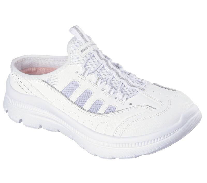 スケッチャーズ レディース シューズ サンダル プラスサイズ Skechers Plus Cosmic Sparkle Women'shoes White ホワイト