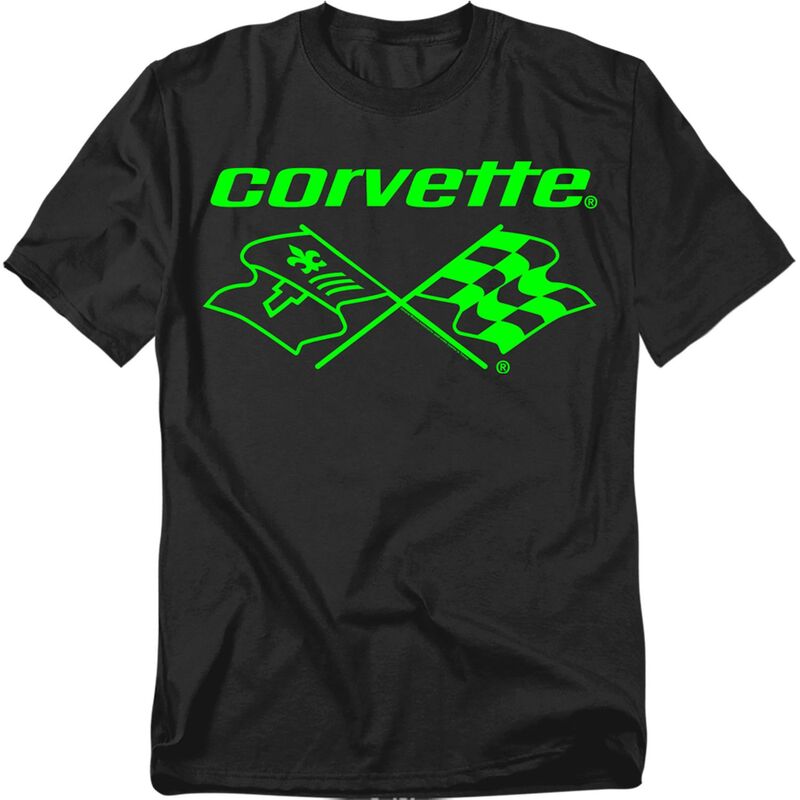 アニメキャラクター メンズ トップス Tシャツ トール グラフィック Licensed Character Big & Tall Original & Unrestored Corvette Graphic Tee Black ブラック