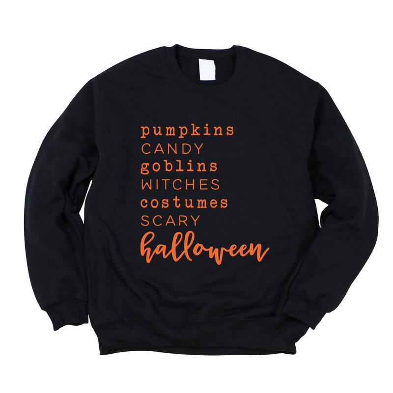 Simply Sage Market レディース トップス Tシャツ スウェット Simply Sage Market Halloween Wordsweatshirt Midnight セージ