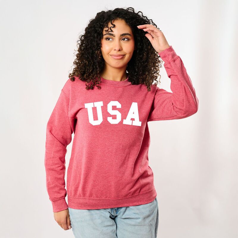 Simply Sage Market レディース トップス Tシャツ スウェット Simply Sage Market USA Bold Sweatshirt Heathered ヘザー｜ReVida 店