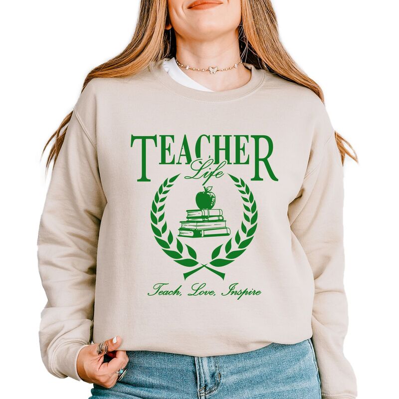 Simply Sage Market レディース トップス Tシャツ スウェット Simply Sage Marketeacher Life Booksweatshirt Dust セージ