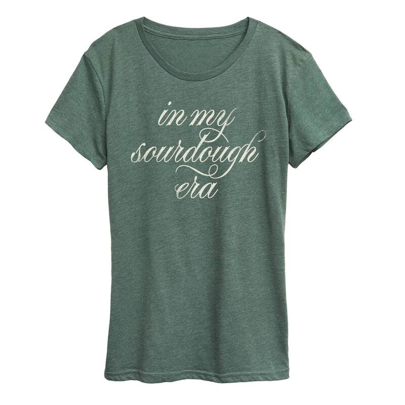 アニメキャラクター レディース トップス Tシャツ グラフィック Licensed Character Juniors' In My Sourdough Era Graphic Tee Heather Juniper ヘザー