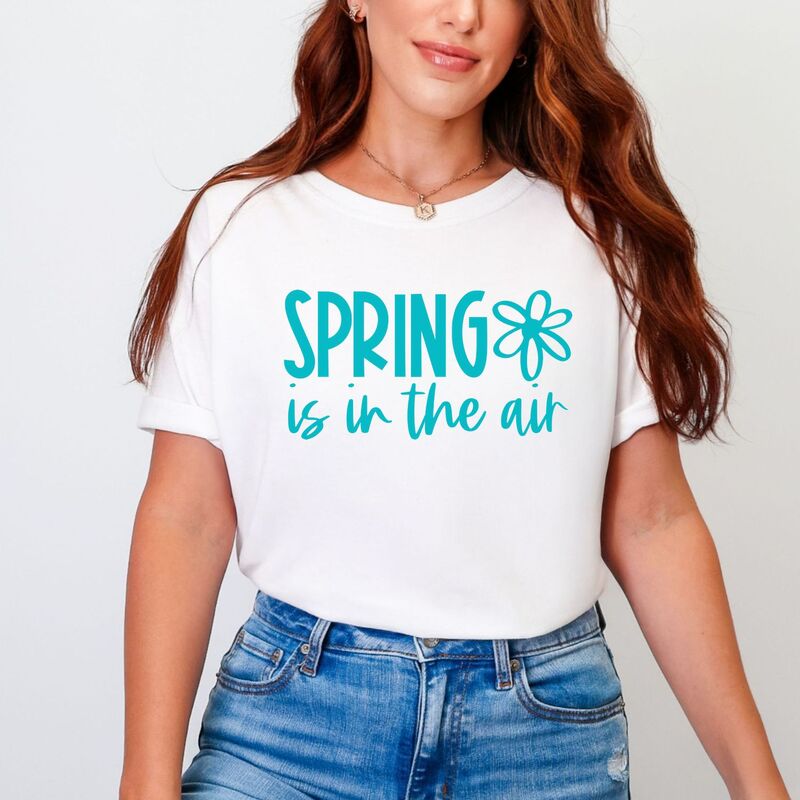 Simply Sage Market レディース トップス ティーシャツ Simply Sage Market Spring Is インチ the Air Garment Dyed Tee White 白いこと レディースファッション-Tシャツ・カットソー