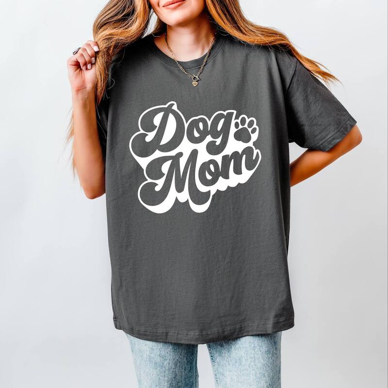 Simply Sage Market レディース トップス Tシャツ Simply Sage Market Dog Mom Bold Heavyweightee Asphalt セージ