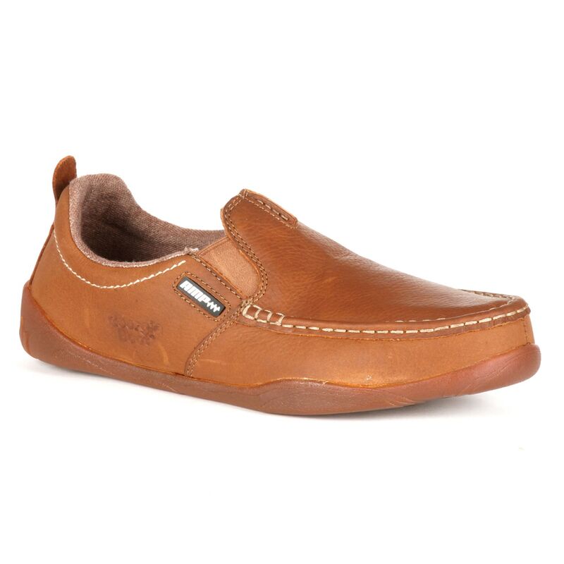 ジョージアブーツ メンズ シューズ スリッポン・ローファー Georgia Boots Cedar Falls Men's Moc-Toe Slip-On Shoes Tan タン