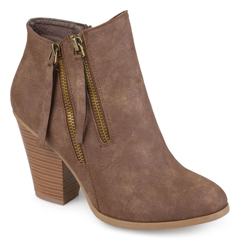 ジュルネ コレクション レディース シューズ ブーツ・レインブーツ アンクル Journee Collection Vally Women's Ankle Boots Brown ブラウン