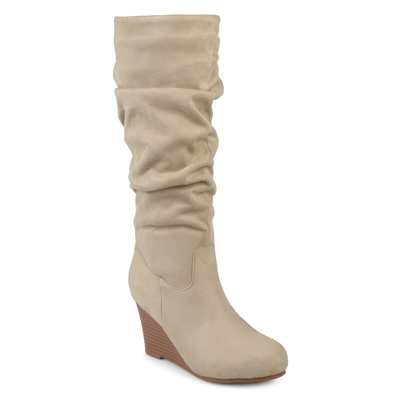 ジュルネ 寄せあわせ レディース シューズ ブーツ・レインブーツ トール Journee Collection Haze Women\u0027s Tall Bootstone 石ころ 靴-ブーツ