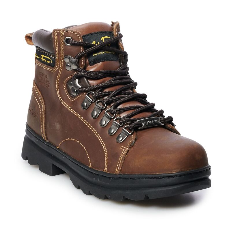 アドテック メンズ シューズ ブーツ・レインブーツ Tシャツ AdTec 1977 Menteel Toe Hiking Boots Brown ブラウン