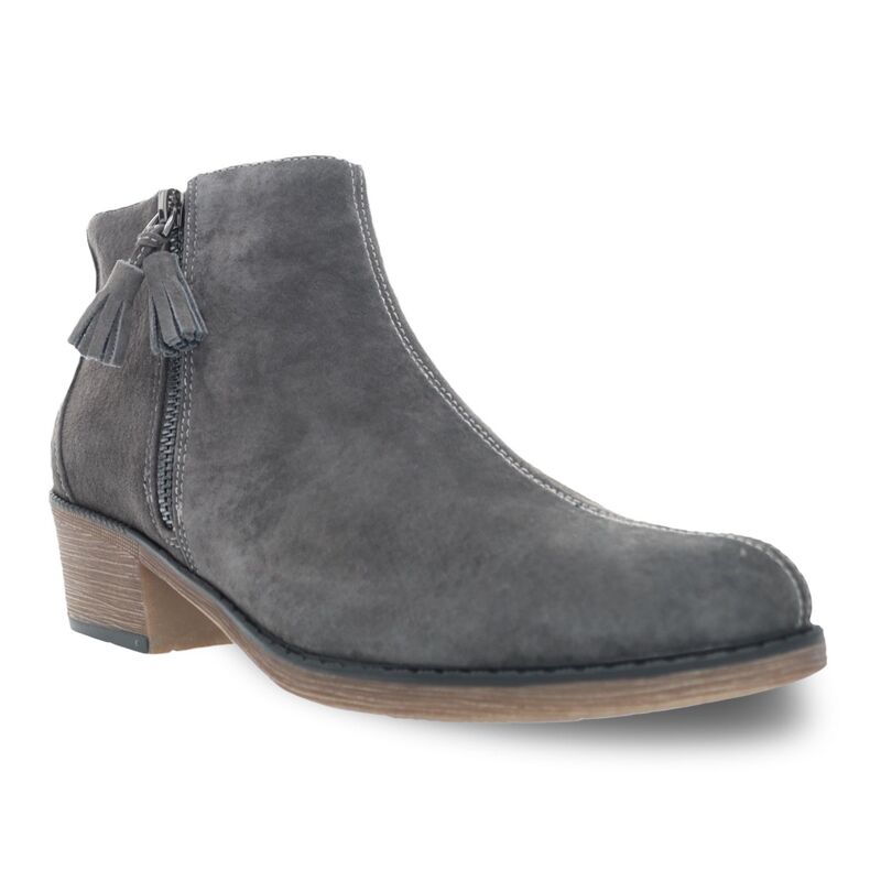 プロペット レディース シューズ ブーツ・レインブーツ スエード アンクル Propet Rebel Women'suede Ankle Boots Gray グレー｜ReVida 店