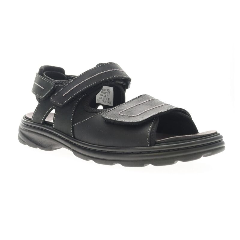 プロペット メンズ シューズ サンダル Propet Hudson Men'sport Sandals Black ブラック