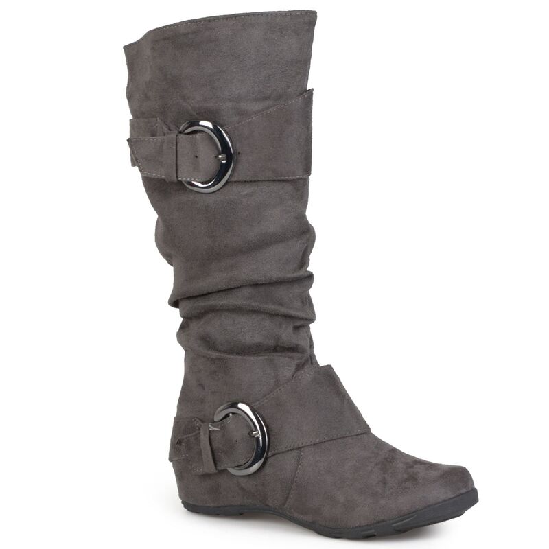 ジュルネ コレクション レディース シューズ ブーツ・レインブーツ Journee Collection Jester Women Knee-High Boots Gray グレー