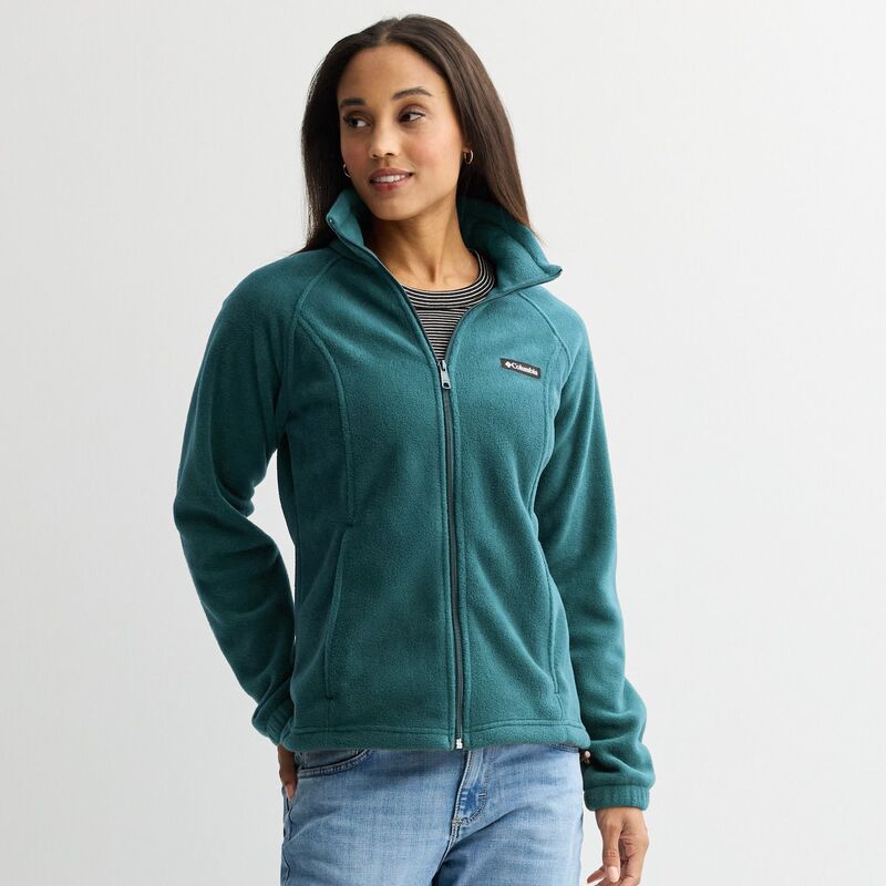 コロンビア レディース アウター 上衣・上衣 フリース Women\u0027s Columbia Benton Springs Zip-Front Fleece Jacket Everblue コート・ジャケット-レディースファッション
