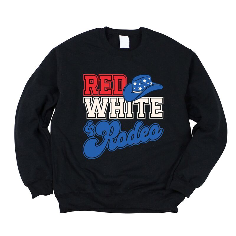 Simply Sage Market レディース トップス Tシャツ スウェット Simply Sage Market Red White And Rodeo Sweatshirt Midnight ホワイト