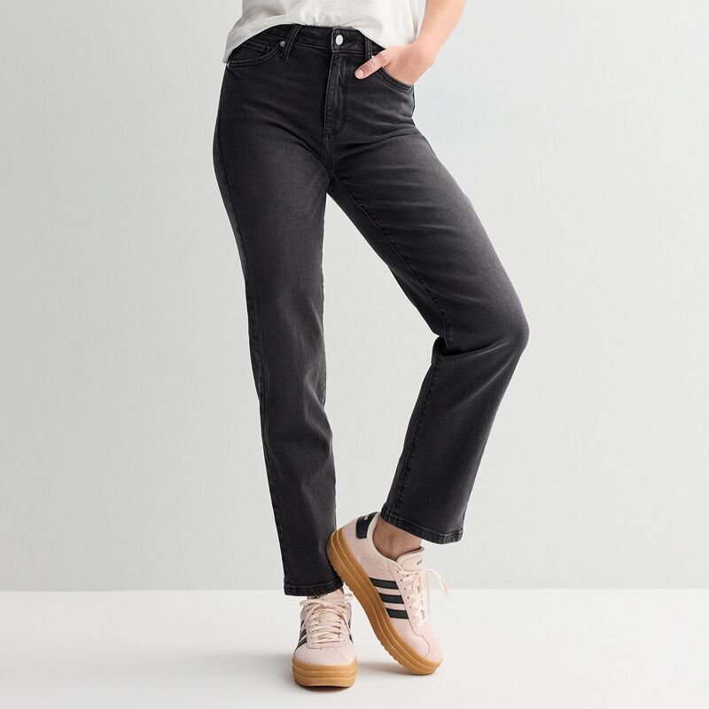 ソノマ レディース ボトムス デニムパンツ ジーンズ Womenonoma Goods For Life High Rise Straight Jeans Black Wash ブラック