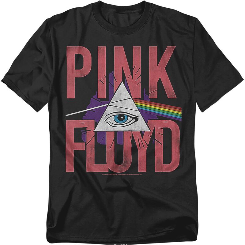 アニメキャラクター メンズ トップス Tシャツ トール グラフィック Licensed Character Big & Tall Pink Floyd All Seeing Prism Graphic Tee Black ブラック 14,230円