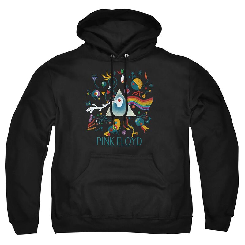 アニメキャラクター メンズ トップス Tシャツ トール パーカー グラフィック Licensed Character Big & Tall Pink Floyd Micro Graphic Pullover Hoodie Black ブラック