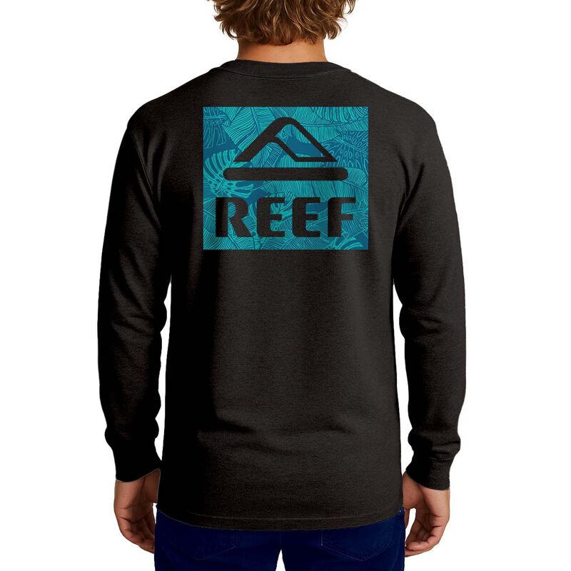 リーフ メンズ トップス Tシャツ グラフィック Men's REEF Hiding Long Sleeve Graphic Tee Black ブラック｜ReVida 店