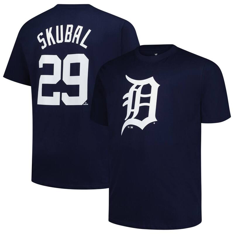 ファナティクス メンズ トップス Tシャツ トール Men's Fanatics Tarik Skubal Navy Detroitigers Big & Tall Name & Number T-Shirtgr Navy ネイビー