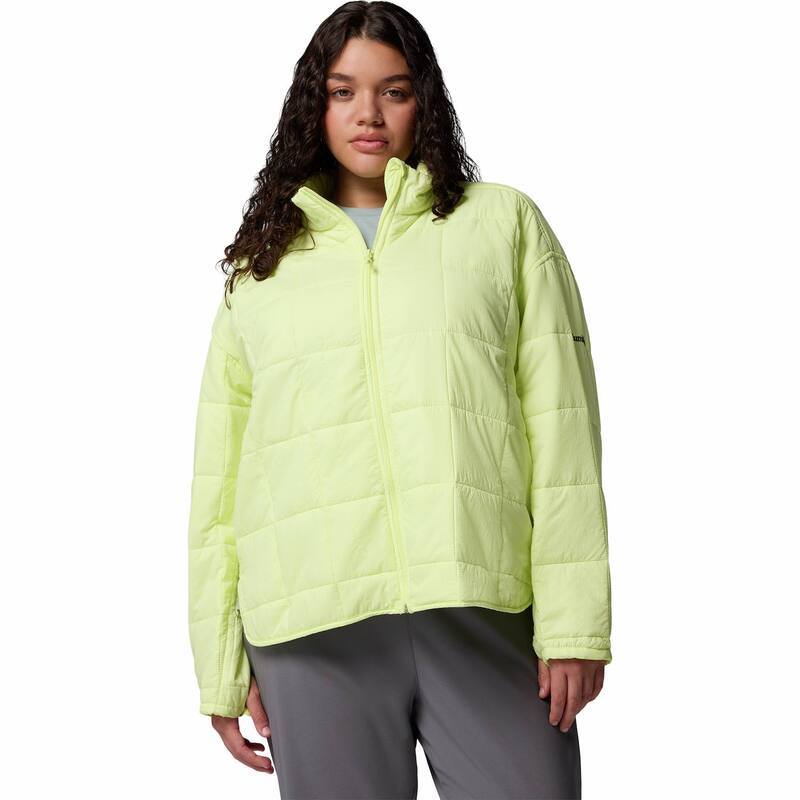 コロンビア レディース アウター 上衣・上衣 つけ加える大きさ キルティング Plusize Columbia Sienna Hill Quilted Jacket Citron Haze