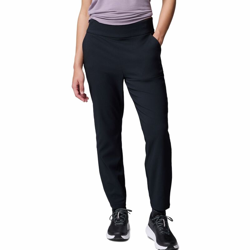 コロンビア レディース ボトムス 心地好いズボン下 Women\u0027s Columbiall Seasonslim Pull-On Pants Black 黒いこと