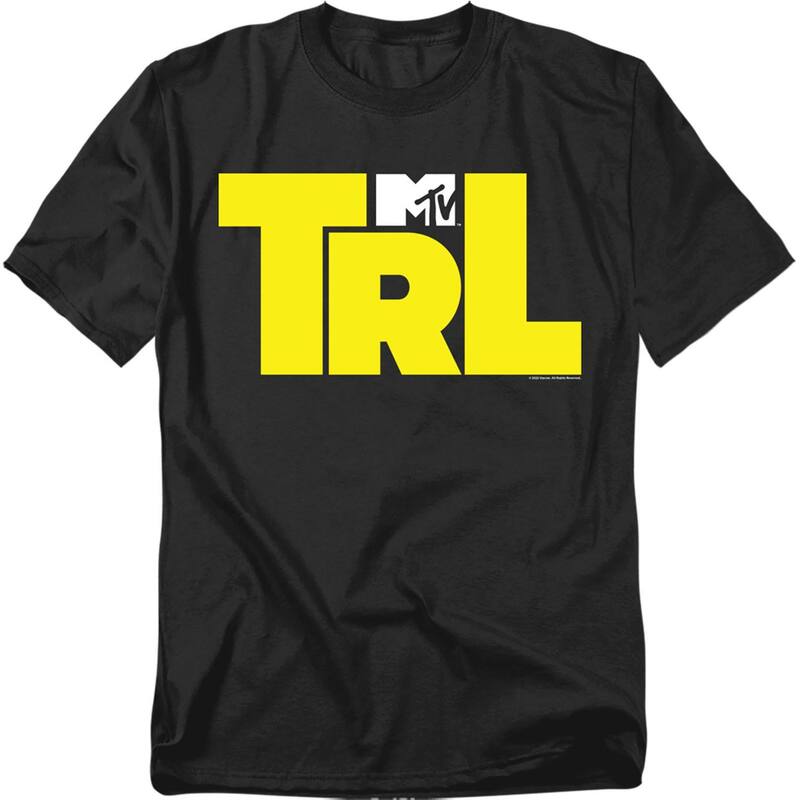 アニメキャラクター メンズ トップス Tシャツ トール ロゴ グラフィック Licensed Character Big & Tall Original & Unrestored MTV TRLogo Graphic Tee Black ブラック