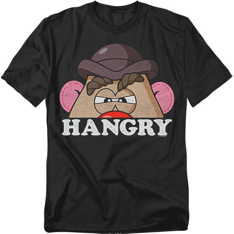 アニメキャラクター メンズ トップス Tシャツ トール グラフィック Licensed Character Big & Tall Original & Unrestored Mr. Potato Head Hangry Potato Graphic Tee Black ブラック