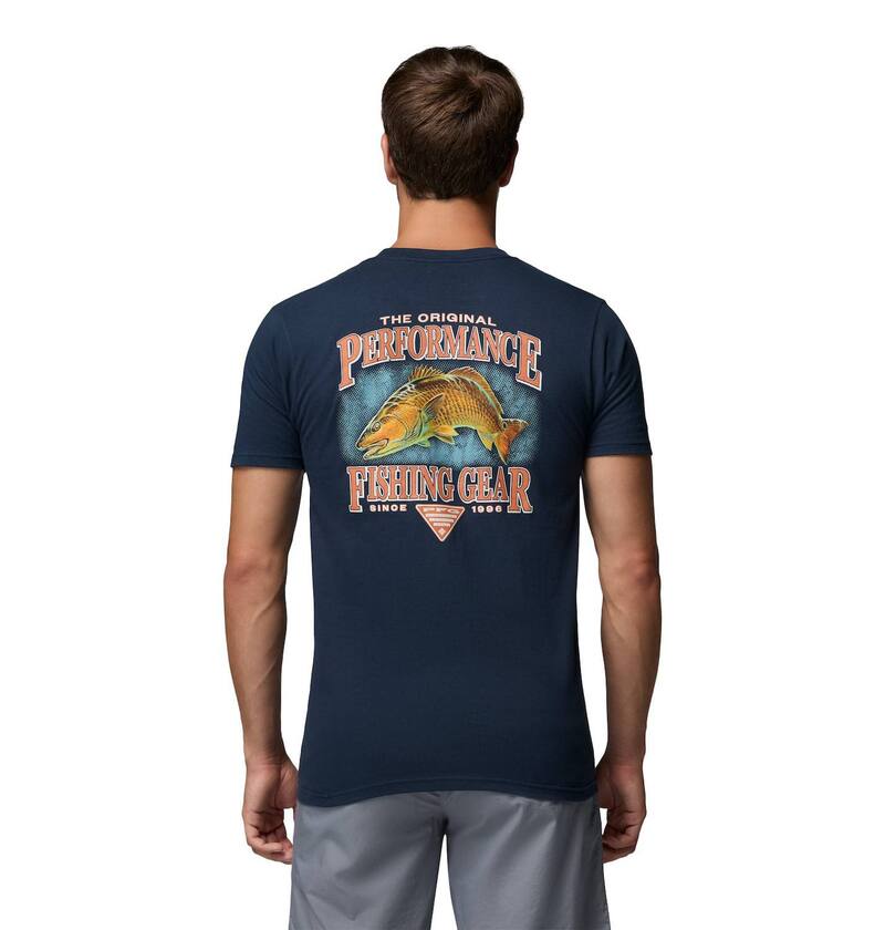 コロンビア メンズ トップス Tシャツ グラフィック Men's Columbia PFGraphic Tee Columbia Navy ネイビー