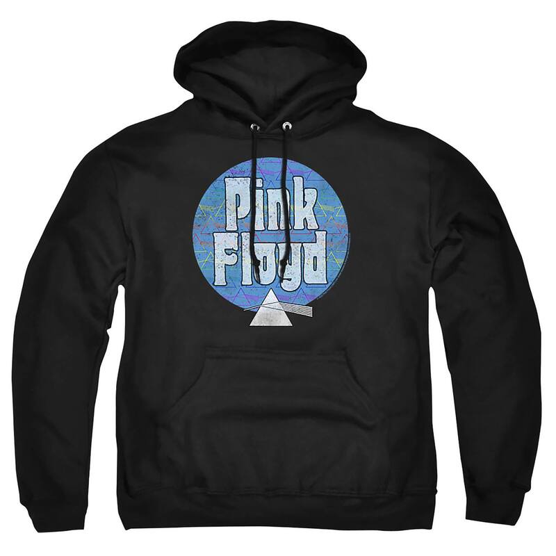 アニメキャラクター メンズ トップス Tシャツ トール パーカー グラフィック Licensed Character Big & Tall Pink Floyd Circle of Prisms Graphic Pullover Hoodie Black ブラック｜ReVida 店