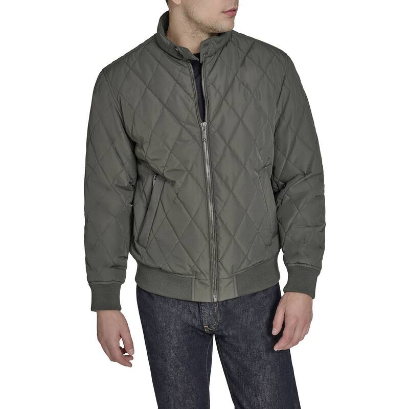 ドッカーズ メンズ アウター ジャケット・ブルゾン キルティング Men's Dockers Quilted Bomber Jacket with Stand Collar Chimera｜ReVida 店
