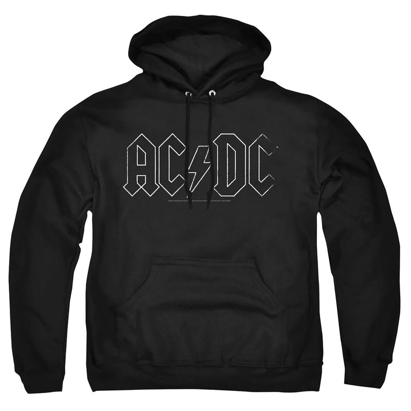 アニメキャラクター メンズ トップス Tシャツ トール ロゴ パーカー グラフィック Licensed Character Big & Tall AC/DC Outline Logo Graphic Pullover Hoodie Black ブラック