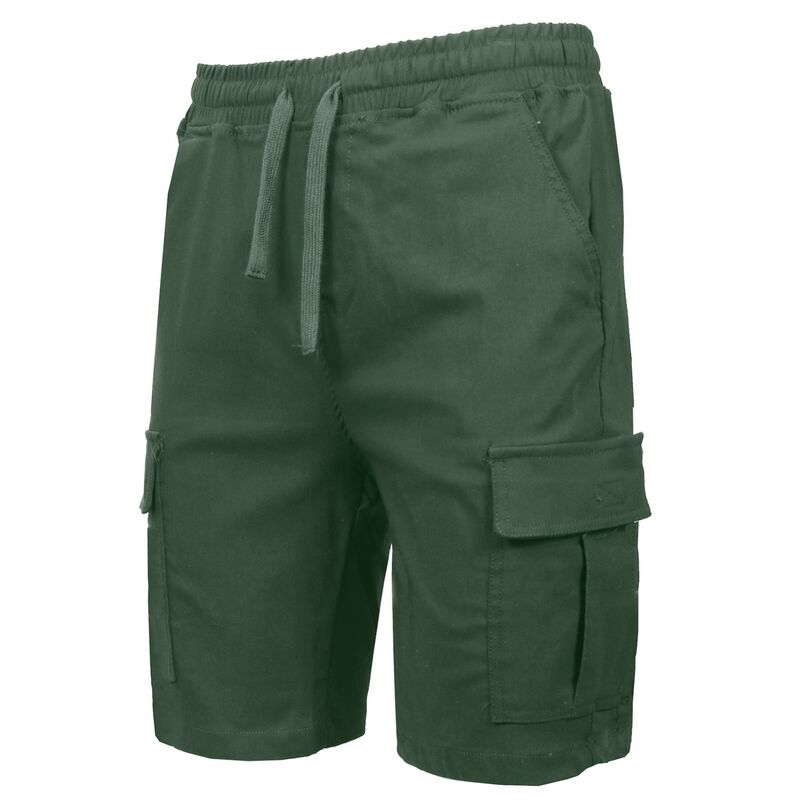 ギャラクシーバイハルビック メンズ ボトムス ハーフパンツ・ショーツ スリムフィット ショートパンツ Men's Galaxy by Harvic Slim Fit Super Flex Stretch Cargo Shorts Olive オリーブ